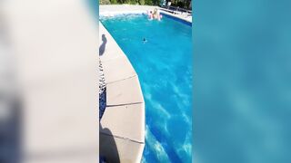 French Poolside Fantasy: Sexual Tension at the Pool.