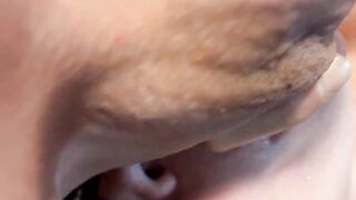 Oral-job-sex and ball suck quickie
