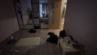 I ran into a female student in the building entrance after university and decided to offer her a chance to earn some cash