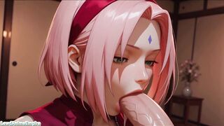Sakura x Hinata with biggest dildos in their asses