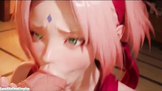 Sakura x Hinata with biggest dildos in their asses