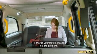 Fake Taxi - Precious-looking big breasts Russian MILF Sata Jones hardcore public sex with Italian cab driver