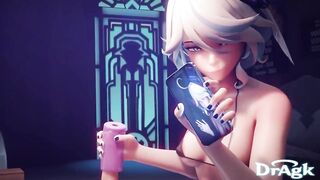 Furina Genshin Impact Compilation 3D Manga Dragk Animation Aether Neuvillette