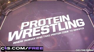 Chazzie vs KO: Muscle Queens Battle in Arm Wrestling & Dominant Wrestling Showdown