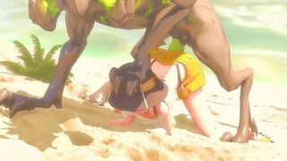 Zenless Zone Zero - Ethereals fuck Belle, Miyabi, Lucy, and Yidhari. Compilation.