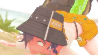 Zenless Zone Zero - Ethereals fuck Belle, Miyabi, Lucy, and Yidhari. Compilation.