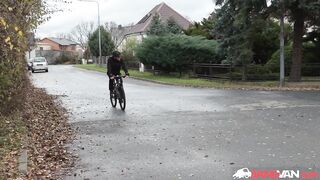 BangVan - Busty Fuck Van Driver Jennifer Mendez Gives first Aid to a Lewd Cyclist