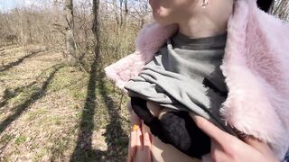 Я СОСАЛА В ЛЕСУ И ЗА МНОЙ НАБЛЮДАЛИ МУЖЧИНЫ