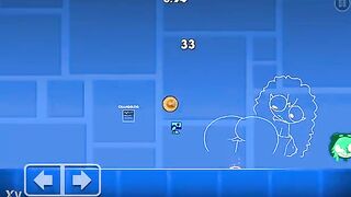 Grabbing a valuable ass in Geometry Dash