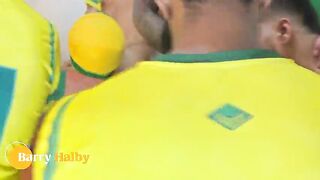 Gay orgy with several Brazilians.