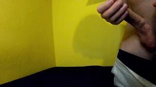 Jerking off after work