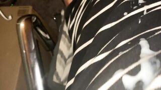 After hard work close up cumshot uncut schlong wank solo orgasm handjob masturbate load 4k 60fps