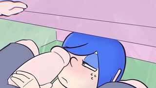Quick Blow job-job Beneath The Table At Restaurant ( Parody Cartoon )