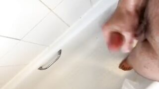 Soapy ramrod needs a juicy tiny pussy