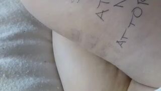 MissLexiLoup hot curvy booty female jerking off darksome gap climax ahead POV