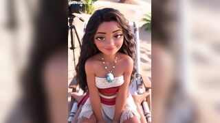 Moana 3D cartoon porn animation my Remake
