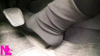 Revving in Cloth Black Boots