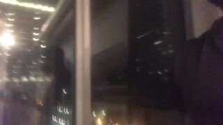Downtown Public Window Sex Toy Play