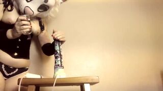Riding A Bad Dragon Chance Dildo Creampie