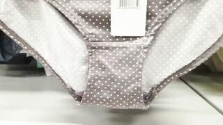 Diaper Angel Pees her Pull Up while Shopping Panties