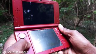 I find a device that apears to be a 3DS during the time that Walking Naked in Nature - Watch me Cum all over it