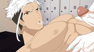 straight man seduction in school locker room part 2