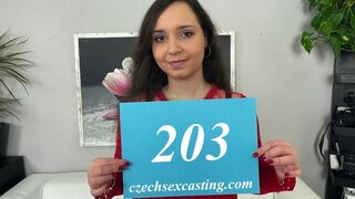 Chunky girl tries her luck at the casting