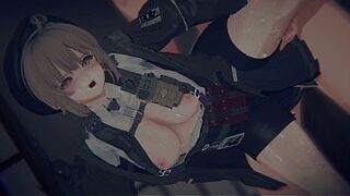 [Gals' Frontline 2] - Cheyanne "TACTICAL BREACH" (Fastened T-Doll & POV Sandwich DP) (4K/60FPS) - (Tactical Doll Lesson)