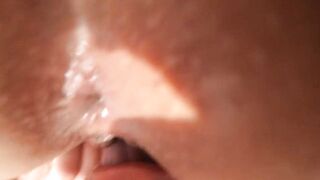 POV rectal hole and pussy licking