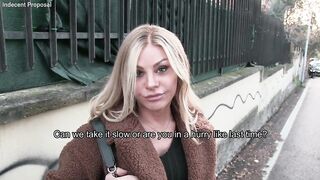 MILF cheats and gets drilled in the ass for €1000, incredible!