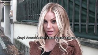 MILF cheats and gets drilled in the ass for €1000, incredible!
