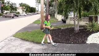 ExxxtraSmall - Tiny Hotty Scout Banged By Huge Wang