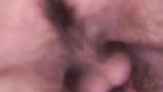 Hairy aged anally banged and sprayed on the face in close up