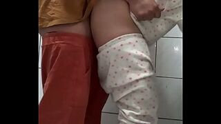 Quickie in the bathroom
