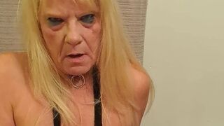 POV - Sexy Housewife Has Multiple Orgasms While Sucking Dong and Swallowing Cum