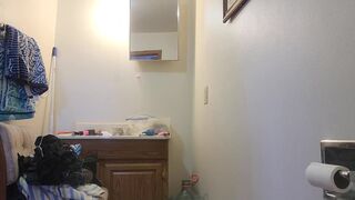 Stripping before my shower