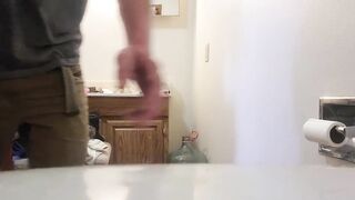 Stripping before my shower