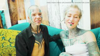 Goth Hotty and Trans Lesbian Session with Fantasy Toy