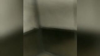 My friends hotty friend caught me jacking off in hotel elevator