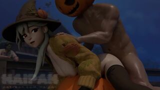Lexa enjoying some pumpkins Fortnite animation