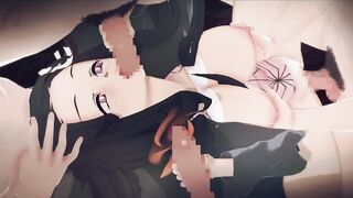 【Demon Slayer Nezuko Kamado】gangbang Animation Comics 3D. (Kimetsu no Yaiba)