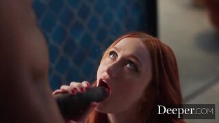 Deeper. Hot Redhead Scarlet Skies Gets A Rough Fuck From The Man Next Door, She Squirts All Over