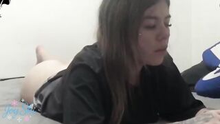 CROSS-EYED CUTIE DURING ANAL FUCK