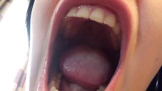 Gentle giantess/lips/mouth video swallowing