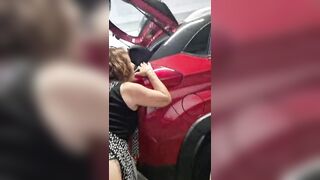 Teresa Jones gets fucked in the parking lot
