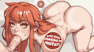 your older step sis catches you masturbating & sucks your massive penis! - bratty fsub stepcest asmr