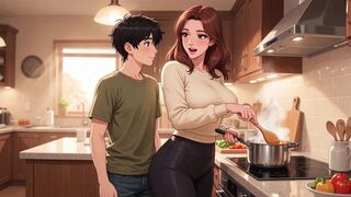 The stepson came back from university and this dude had a great time with his stepmom