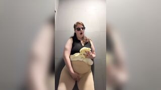College camp public throne room masturbation