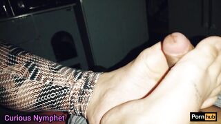 Curious foot fethis worship footjobs facial oral