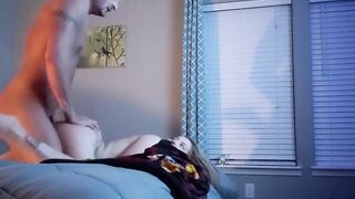 ASS SLAPPED RAW, PENIS CUMS INSIDE BABYSITTER AS THIS CHICK SURRENDERS